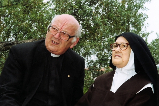 Padre Luís Kondor com a Irmã Lúcia 16.5.2000 2